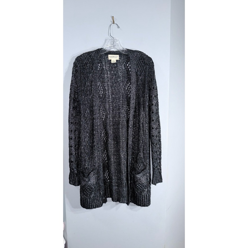 Denim and Supply Ralph Lauren vintage black silver cardigan women's small
